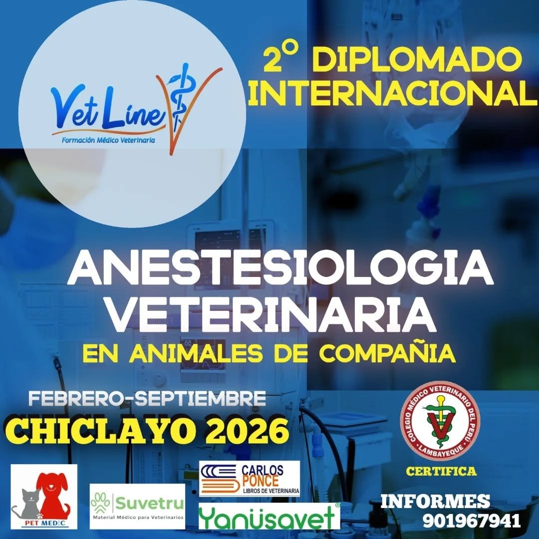 2do diplomado internacional - Anestesiología veterinaria en animales de compañía